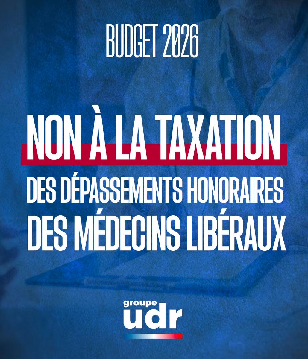 Total soutien aux médecins libéraux.

Taxer les dépassements d'honoraires? 
Une mesure folle qui va aggraver les déserts médicaux

Au lieu d'encourager l'installation, on punit ceux qui investissent pour soigner

Résultat: + de dépassements, - d'accès aux soins. Patients perdants