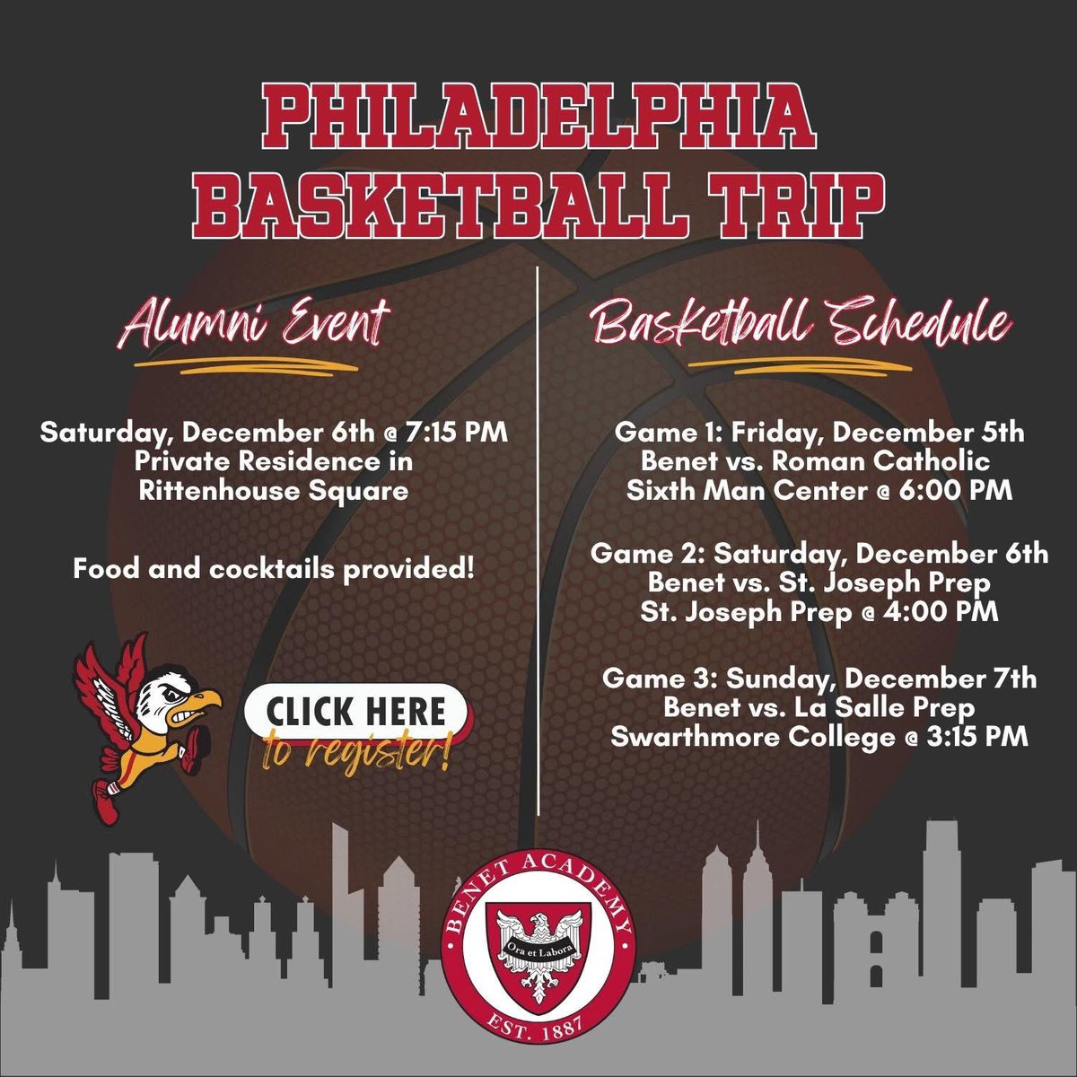 Redwings are headed out east to Philadelphia…here are the details