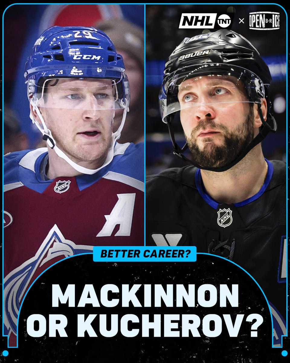 NHL_On_TNT's tweet photo. Two absolute LEGENDS. Who are you rolling with? 

Avalanche-Lightning tonight on TNT at 9:30pm ET 📺 https://t.co/nLSlxagJmT