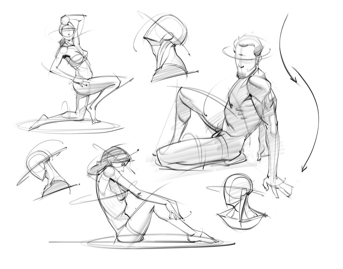 saqomolo's tweet image. Morning gestures! Pose ref from @prokotv website! If you use this link you can help me out to:)

proko.com/s/SxAQ?af=1063…

#gesturedrawing #figuredrawing #lineart #gottogetbetter #anatomy #humananatomy #doodles #sketches