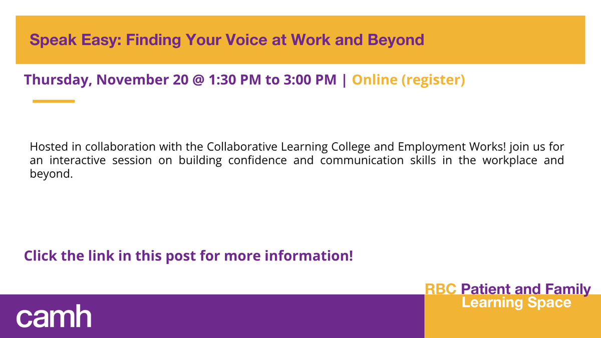 camhEdu's tweet photo. Loosen your lips and flex those conversation muscles! 

This fun, low-pressure workshop helps you find your voice and talk the talk — whether you’re networking, interviewing, or just connecting with new people.

REGISTER:
https://t.co/LnAtxaug9p https://t.co/QiJzUoBoeb