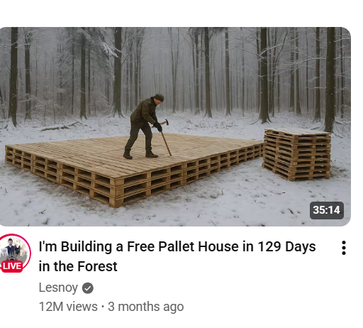 ContentkingSam's tweet image. This guy made enough to buy a house from this video... prob like $80-100K

while building a house for fun

some videos just make dumb money..

and it only takes one to shoot views to your other videos
