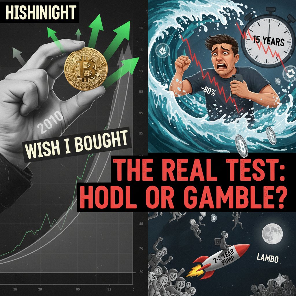 amineboss2's tweet photo. Hindsight is easy. Everyone wishes they bought 2010 #Bitcoin, but could they HODL through 15 years of 80% crashes? The real test isn't buying, it's conviction. Now everyone just wants a 2-3 year pump. That's gambling, not investing.

$arb
$cpool
#Bybit
#Crypto
#BullRun
$ETH
#HODL https://t.co/x1bw63VMpy