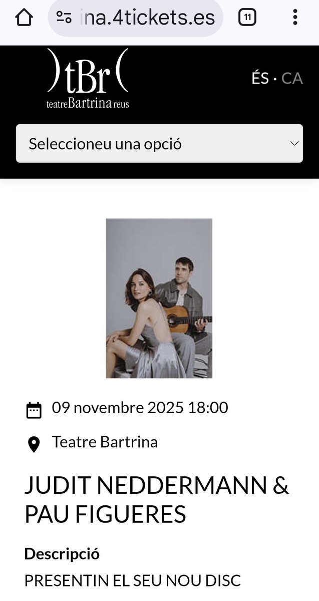 CompanyStas's tweet photo. #9nov25
10h #elCamí taller de paleontologia a el Pinar del Grau de Castelló
11h Festa #EnricValor a Penàguila/pl l'Om Passejada amb @FrancescGisber1 i #TonoBelda
6hV
✓@juditneddermann i @paufigueresgtr a Reus/TeatreBartrina
✓ @blaumut a Riudoms/auditori https://t.co/wRaaKShCGn