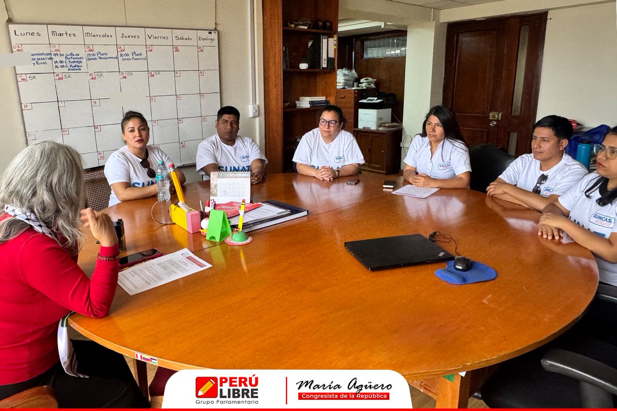 MariaAguerogut1's tweet photo. #Reunión | #SUNCAS 💪
Hoy nos reunimos con representantes del Sindicato Único Nacional de Trabajadores CAS SUNAT, reafirmando nuestro compromiso con el diálogo y la defensa de los derechos laborales.🤝 https://t.co/9ZKqqQEs0i