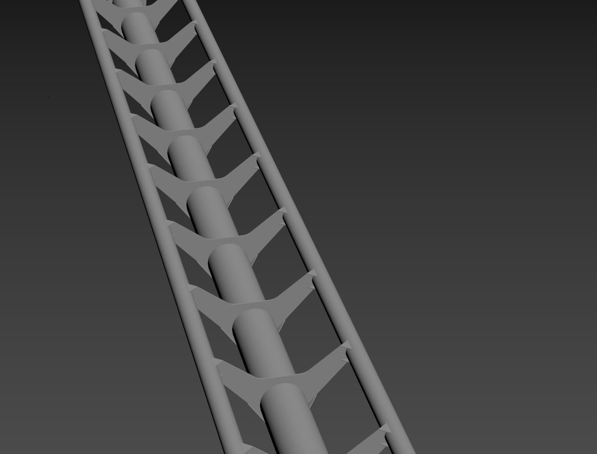 Damver22's tweet photo. Momenteel een einde gekomen aan het ontwerpen van de MK-900 Vogel Rok layout in perfectie, vervolgstap: supports en track-connectors #Efteling #vogelrok #UE5 https://t.co/HoaO99wnCo