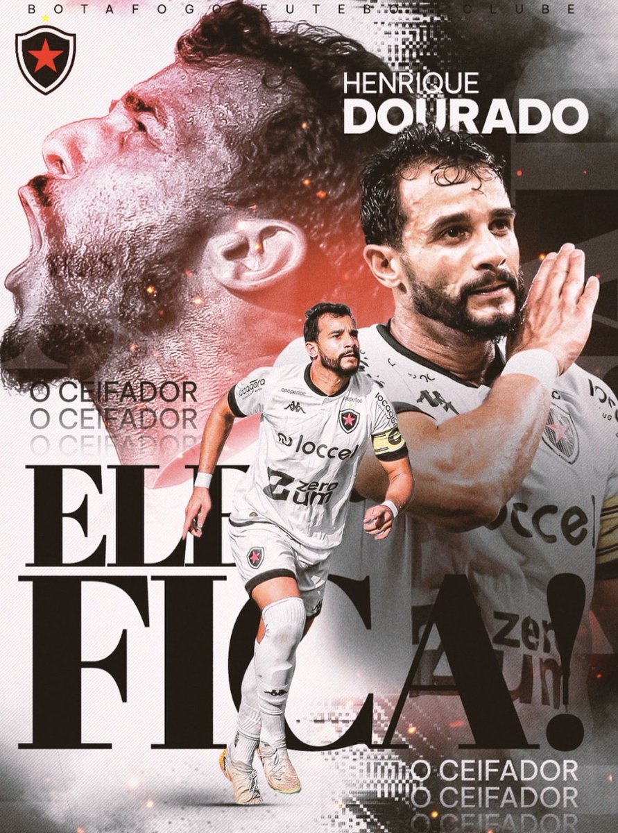 E Henrique Dourado está confirmado para sua terceira temporada com a camisa do <a href="/BotafogoPB/">Botafogo da Paraíba</a> . Jogador vinha sendo uma peça importante em campo na temporada 2025 até sofrer uma lesão na costela, depois, seguiu importante nos bastidores para salvar a equipe do rebaixamento.