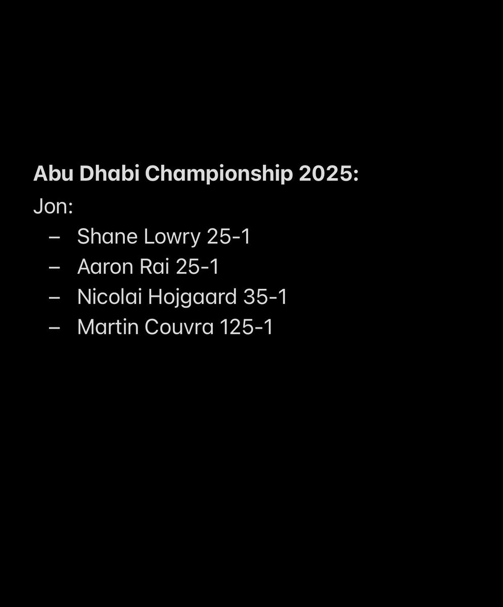 PGATourProDice's tweet photo. Official cards for The World Wide Technology Championship &amp; Abu Dhabi Championship: @BrosOnTheGreen 

Not willing to leave Thorbjornsen off the card with how well he has struck it his last few events. @GolfTipsChecker 

Let’s get win #10 of 2025 and close out the year properly. https://t.co/uDSQyk5AAW