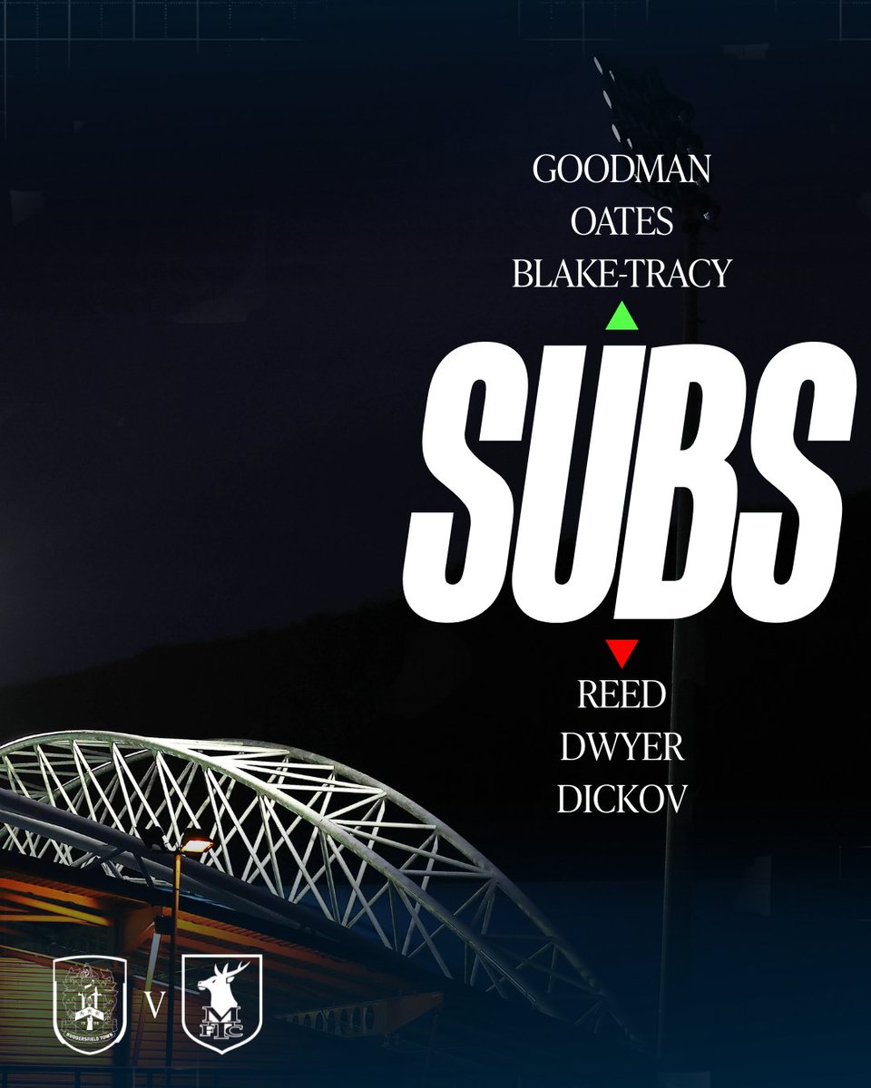 Three changes for Stags and a debut for Jack Goodman. 🔄️

78 | 🐶 2-1 🦌
