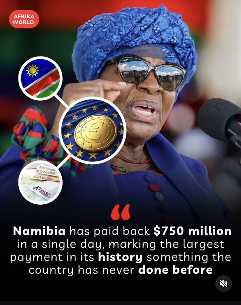 Whilst RSA is busy with Cat Matlala nton-nton, its neighbor paid off its debt in one day. Namibia is soaring. I think I need to visit them again…
