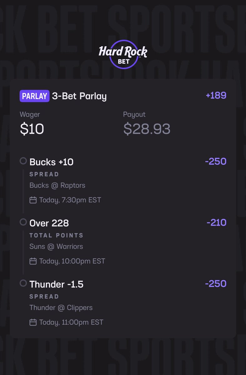 RockoBets's tweet photo. Check out this bet I placed on Hard Rock Bet! https://t.co/vuGnr27bkg https://t.co/hPBcUZ2FvC