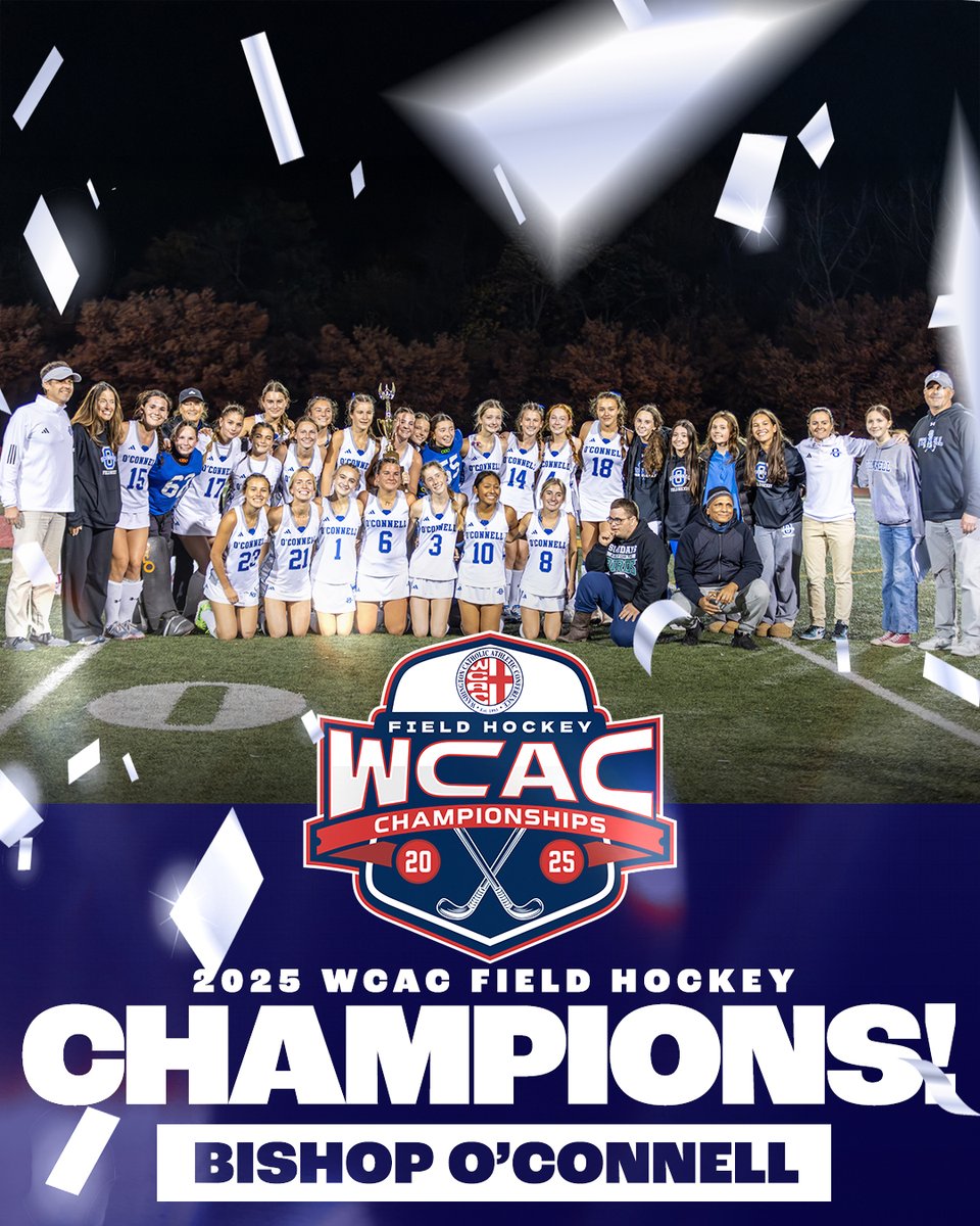 WCACSports's tweet photo. 🏆 2025 WCAC FIELD HOCKEY CHAMPIONS 🏆

Congratulations to Bishop O’Connell!

#WCAC #WCACChamps #WCACFieldHockey https://t.co/wbchkZJZ1p