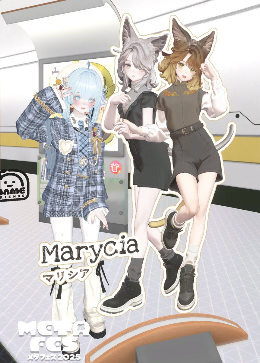 sirius00017's tweet image. マリシアちゃん、すごく可愛い♡
#METAFES #VRChat #Marycia3D