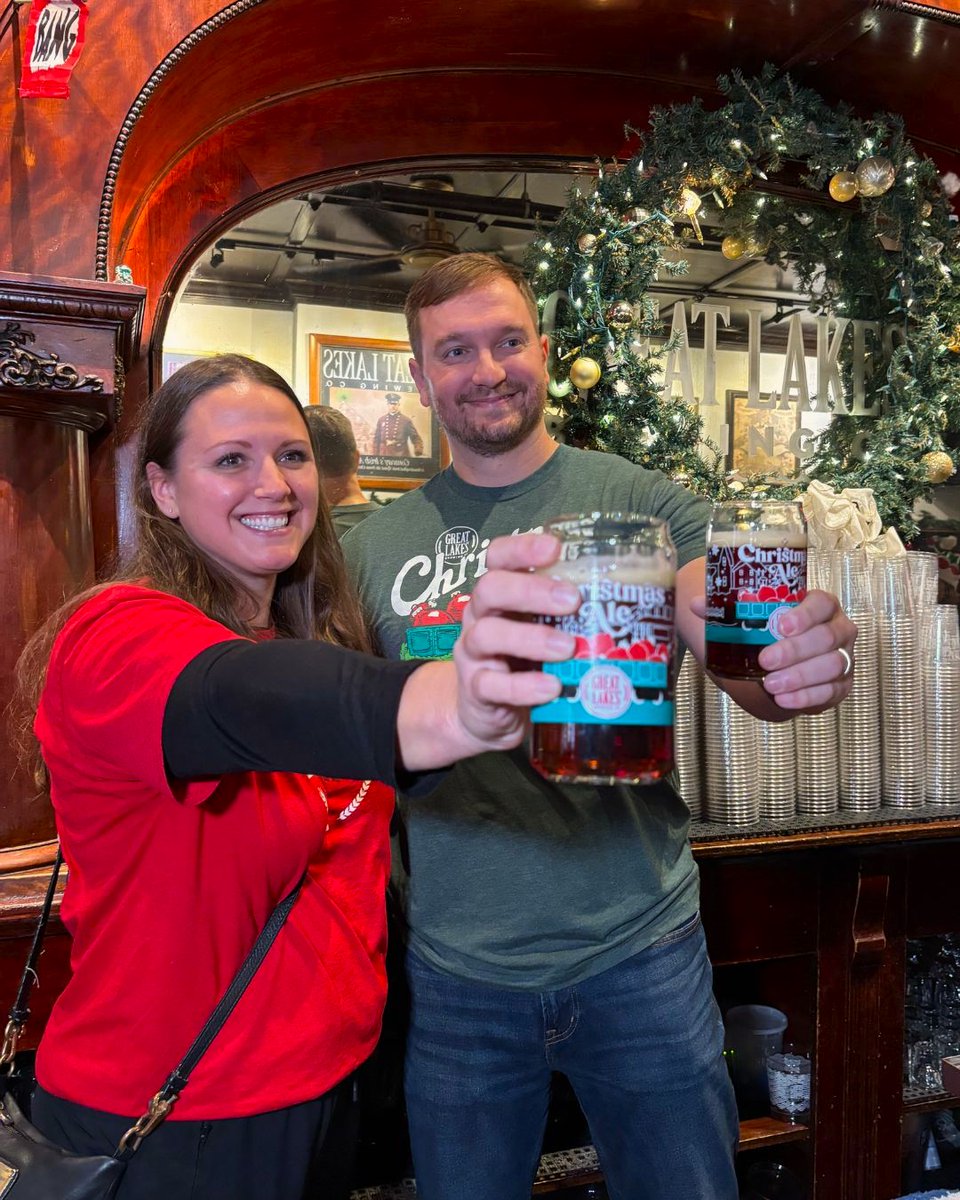 GLBC_Cleveland's tweet photo. A moment for our First Pour VIPs! ๐
Out of over 600 entries, John & Nicole Milligan's story stood out. Click to read their sweet tribute to the meaning of Christmas Ale that warmed our hearts.
Here's to making new Christmas Ale traditions. ๐ป
#christmasale #firstpour https://t.co/flzhYHRxpf