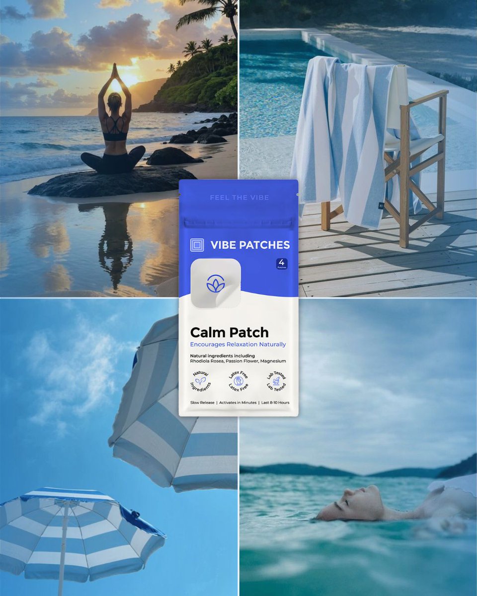 VibePatches's tweet image. Stay sharp. Stay balanced. Stay unstoppable. ⚡

The Mental Edge Bundle brings focus, calm, and rest together in 3 wearable vitamin patches that help you show up at your best.
No pills. No crash. Just clarity, calm, and control 🌿

#MentalEdge #VibePatches #VitaminPatch #Wellness