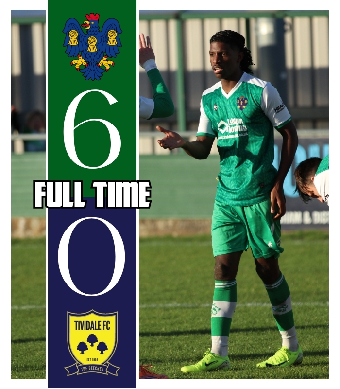 𝐅𝐔𝐋𝐋 𝐓𝐈𝐌𝐄

🟩 Northwich Victoria | 6
🟦 Tividale | 0

⚽️ Sean Cooke
⚽️ Kieran Hamm
⚽️ Will Lloyd
⚽️ Jefferson Abreu
⚽️ Mama Djabi
⚽️ Ben Crane

#Vics | #Trickies | <a href="/MidlandLeague/">Capelli Sport Midland Football League</a>