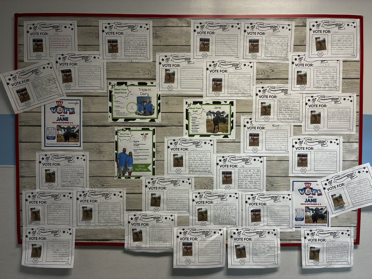 We are having the best time doing the <a href="/discover_dairy/">Discover Dairy</a> program in 2nd Grade! Please vote for JANE! discoverdairy.com/vote/