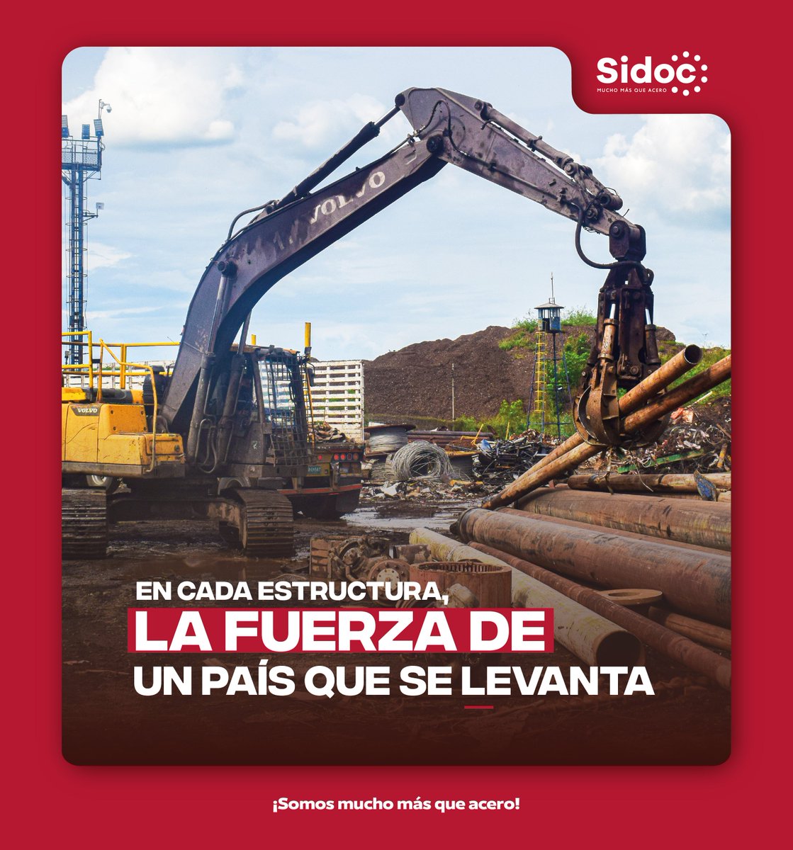 Cada chispa, cada esfuerzo, cada persona, son testimonio de nuestra historia, de un equipo que no solo produce acero, sino confianza, innovación y orgullo nacional. Porque el verdadero valor del acero está en quienes lo hacen posible.