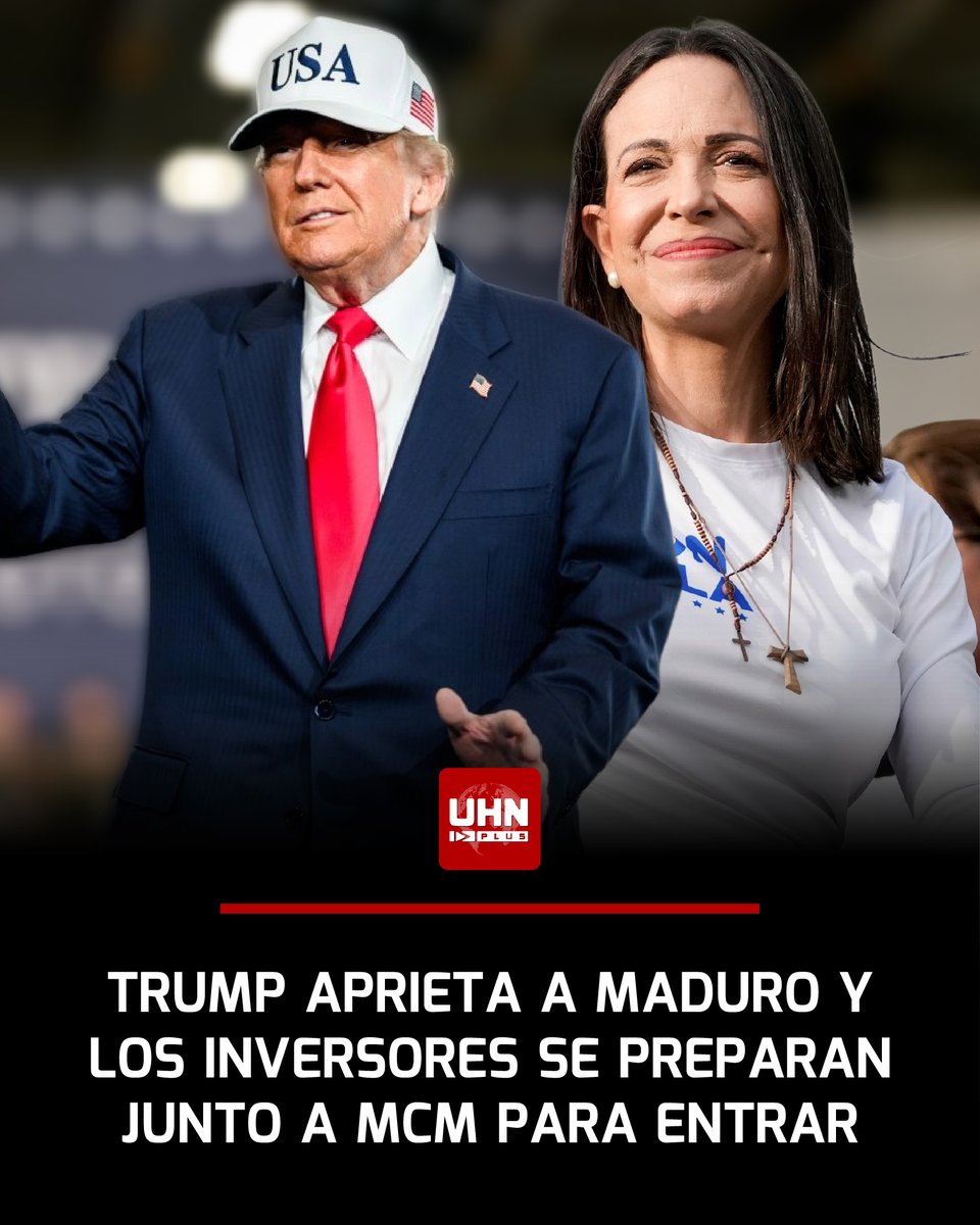 🇺🇸🇻🇪‼️ | ATENCIÓN — Según una exclusiva de Semafor, mientras Trump endurece su ofensiva contra el chavismo, gigantes financieros como UBS y Barclays ya se preparan para invertir en Venezuela tras una eventual caída de Maduro. 

María Corina Machado se reunió en privado con firmas