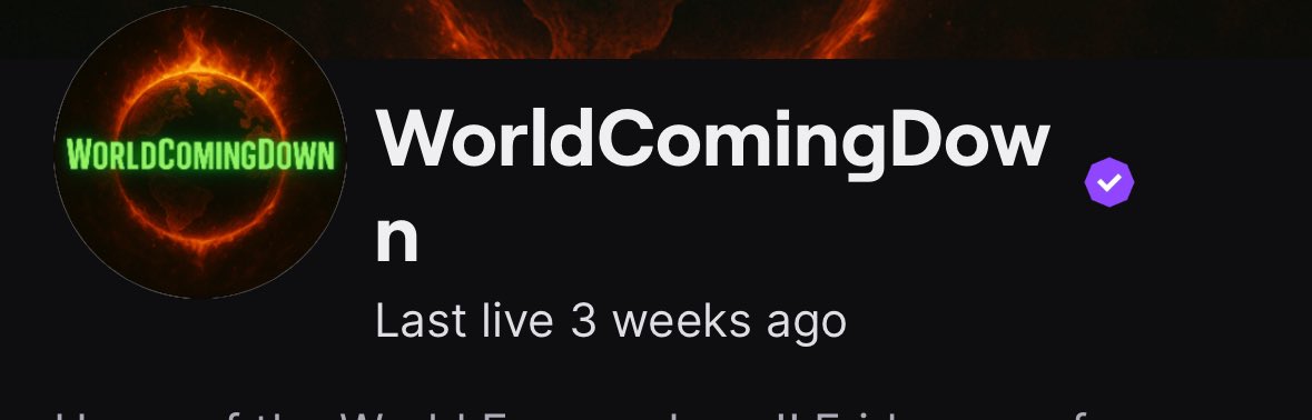 WorldComingDown_ tweet media