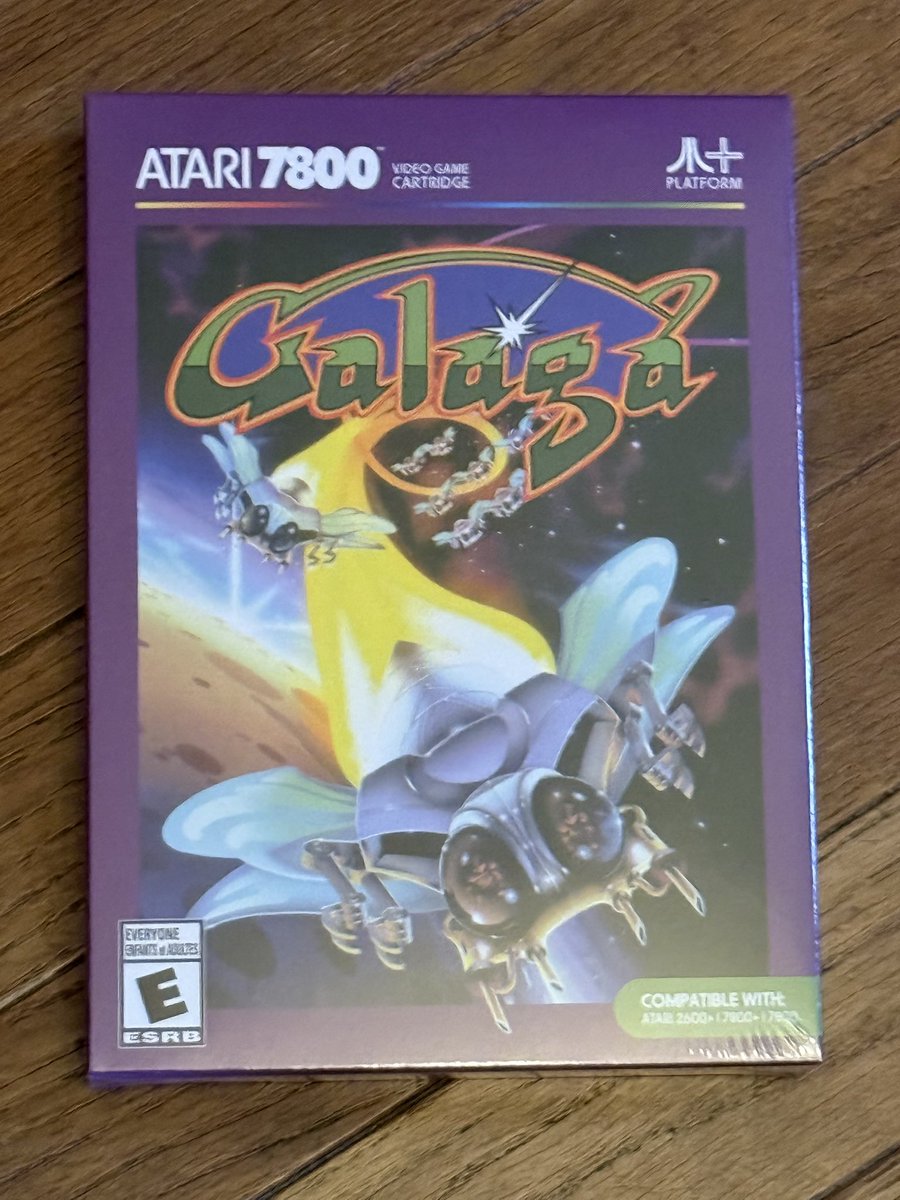 xax66's tweet photo. Mail drop today from Atari - my all time favorite video game Galaga is now in my collection plus a few more https://t.co/NofqOgPyCP