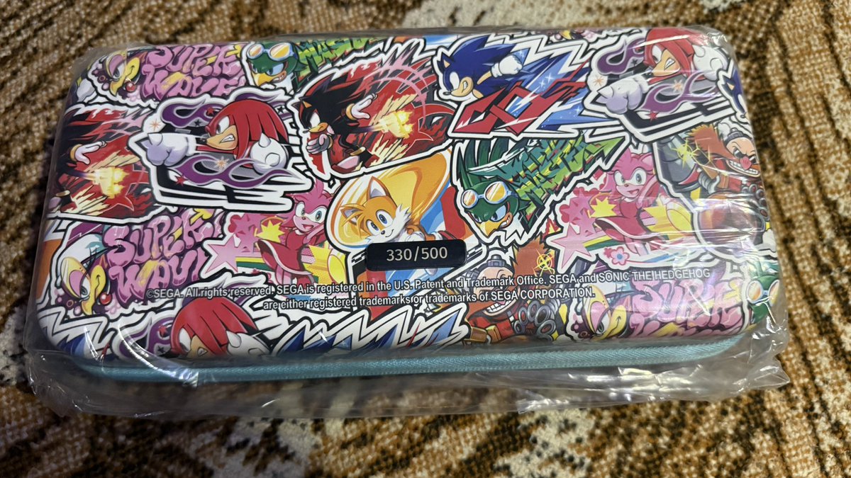 Just received my Sonic Racing CrossWorlds Nintendo Switch 2 case! 💙🎉

Huge thanks to <a href="/CptnAlexDesigns/">CptnAlex Designs</a> for this amazing case design and I look forward to taking my Switch 2 with this case to places!