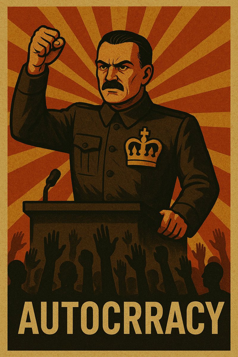 fernandogvIT's tweet photo. 2 years later I ask ChatGPT for an image that represents autocracy and not happy with the image, I asked for an new one more representative.These are both images 🤡 https://t.co/kSB13a02w3