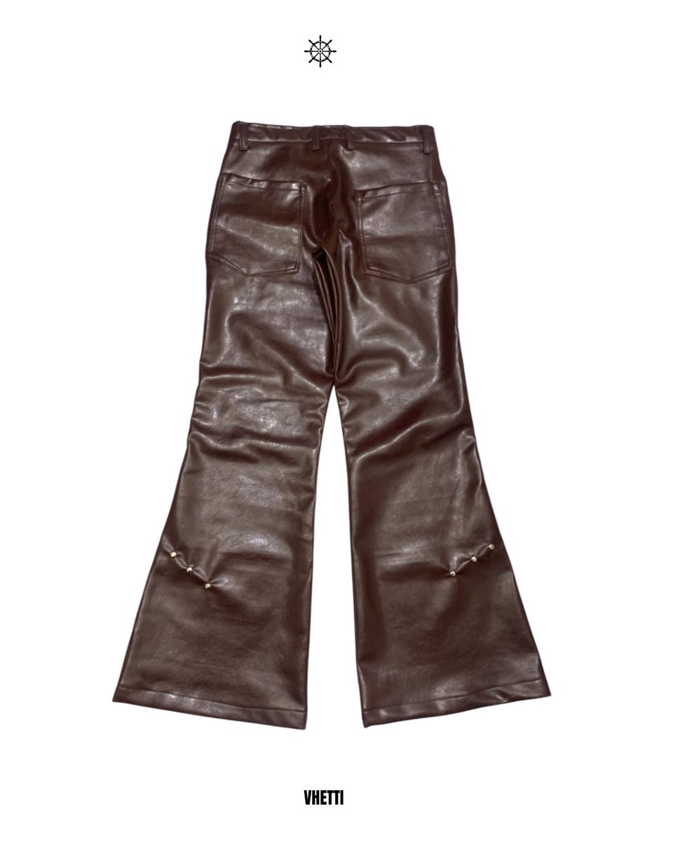 vhettiofficial's tweet photo. Available Now: Vhetti Brown Leather Pants https://t.co/UBKjokUX2S