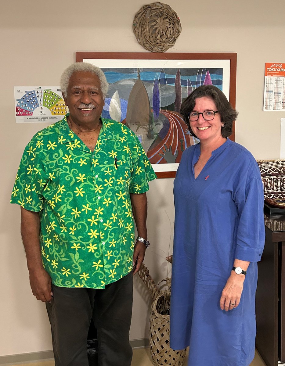 Rencontre avec Roch Wamytan afin de discuter de l’actualité politique et institutionnel de la Nouvelle-Calédonie.
Meeting with Roch Wamytan to discuss current political and institutional affairs in New Caledonia.