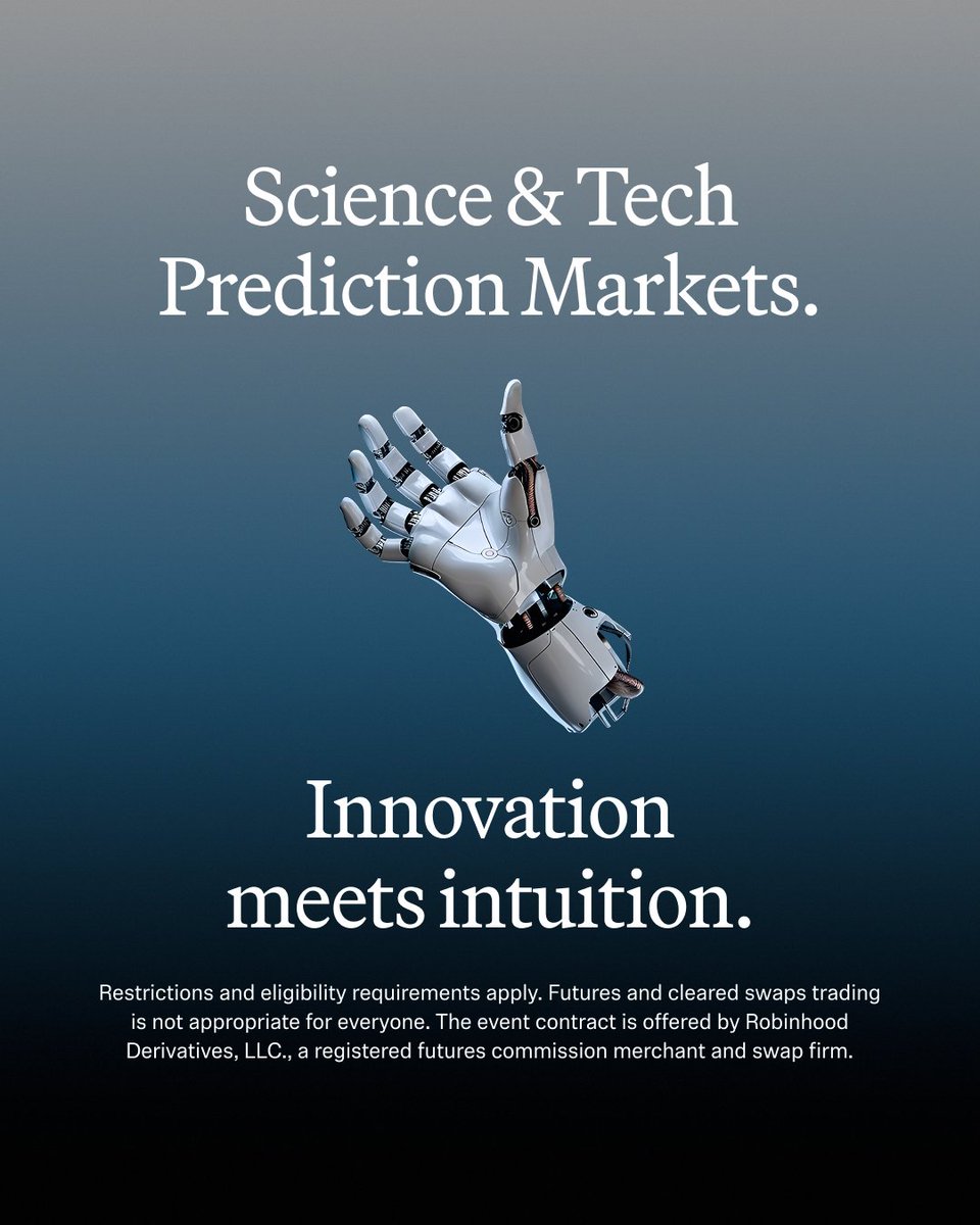 Trade what’s next in Science &amp; Tech.

Cast predictions on which AI is best in 2025, whether Gemini 3.0 releases in 2025, or how many cities Waymo will be operating in at the end of 2025.