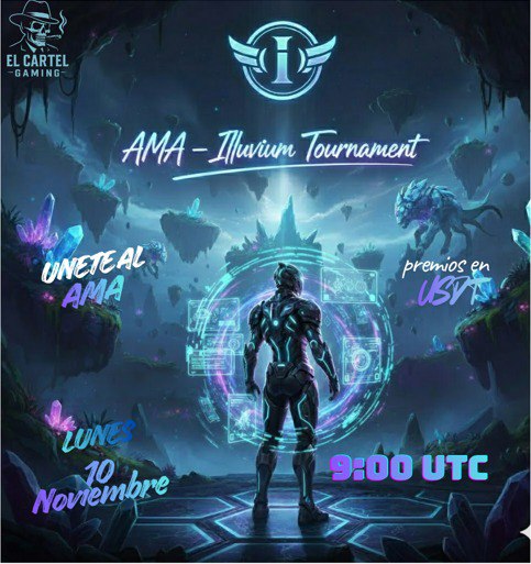 This Monday, Nov 10th we’re teaming up with <a href="/illuviumio/">Illuvium</a>  for an AMA 🔥
Gamer talk, project secrets, and… 👀 a tournament on the way 👾
⏰ 9 UTC
📍 El Cartel Gaming Discord
Get your questions (and coffee ☕) ready — it’s gonna be a good one 😎discord.gg/MZuZsuUcB