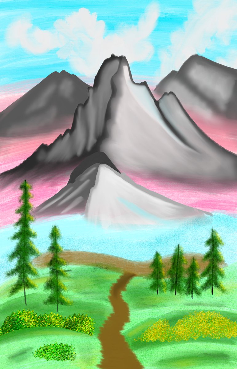D_Albtraumbarde's tweet photo. Tryed my self in doing some landscape drawing. https://t.co/V8ZcV9fNEB