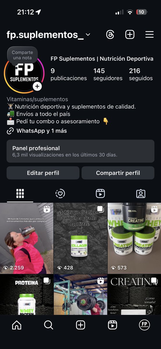 Empeze con un emprendimiento de venta de suplementos hace dos meses, de a poco va creciendo. Toda la ganancia la vuelvo a reinvertir, es simplemente persistir y ponerle el mayor empeñio, las cosas se van a ir dando solas. 
Me ayudan mucho con un follow o compartiendo