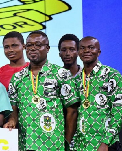 Give this man his flowers too. Apparently the new head coordinator for the Augusco quiz team