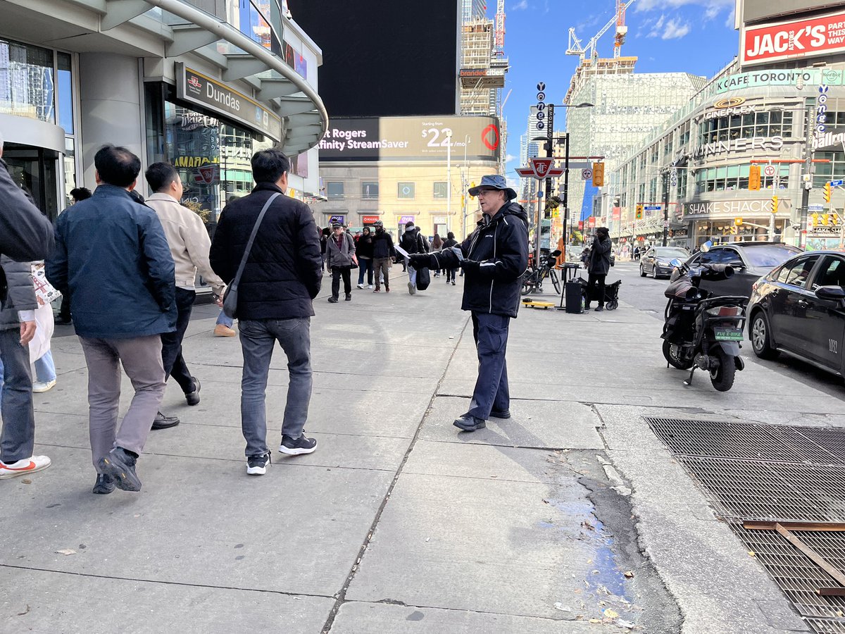 Good day preaching today!! Lots stopped to listen a few yelled “amen” the Word goes forth in Toronto!! Thx to Bernie for shooting pics, thx to all who give and pray!