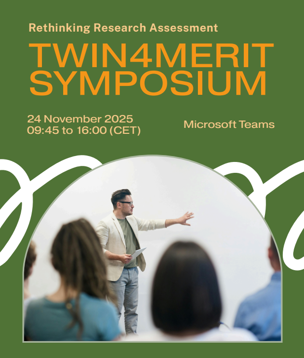 OSLab_UC3M's tweet image. Save the date! TWIN4MERIT International Thematic Symposium: Rethinking Research Assessment.

🗓️ Monday, 24 November 2025 | 💻 Microsoft Teams: 09:45 – 16:00 (CET, UTC+01:00)