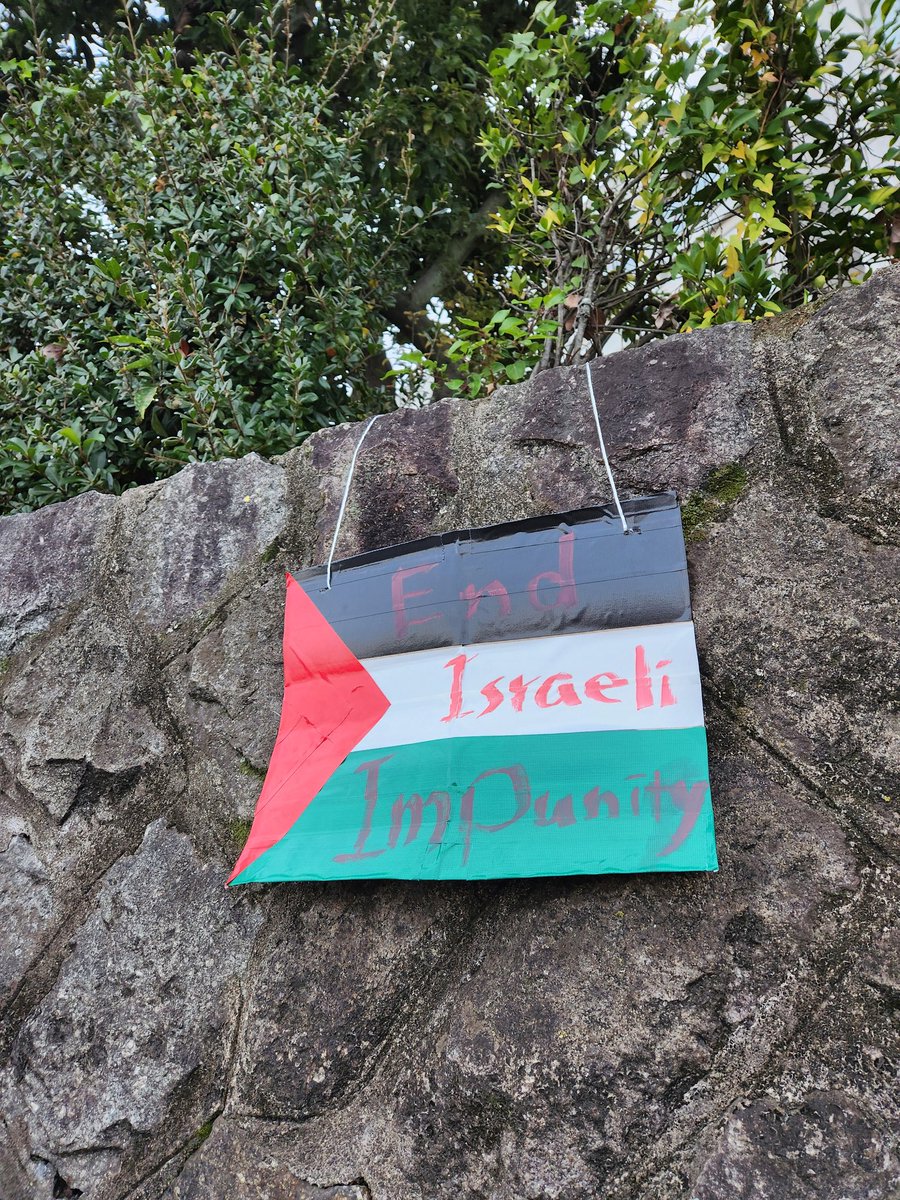 cExistentialism's tweet image. 京大百万遍、早朝
またツリカン

End Israeli Impunity

🇮🇱は子供を殺しても、ジャーナリストを殺しても、病院を破壊しても処罰されない
いくら虐殺を繰り広げ、食糧を差し止め人工的な飢餓をつくりだしても罰されない

その不処罰の歴史を終わらせねば

#ツリカン
#FreePalestine
#EndIsraeliImpunity