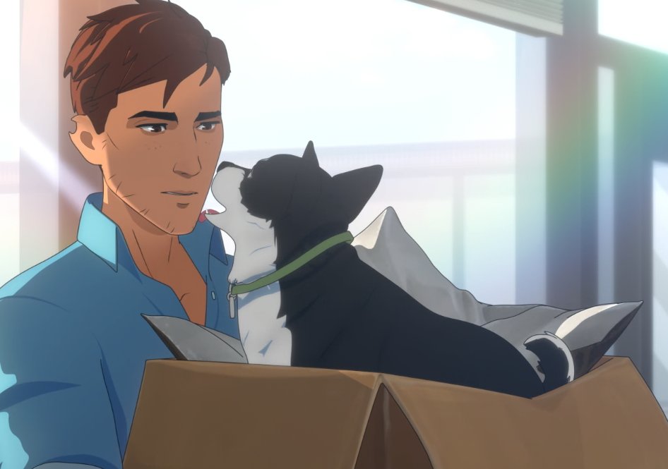 PartisticDay's tweet image. everyone expects invisigirl or blonde blazar but whatta bout that damn dog #dispatch