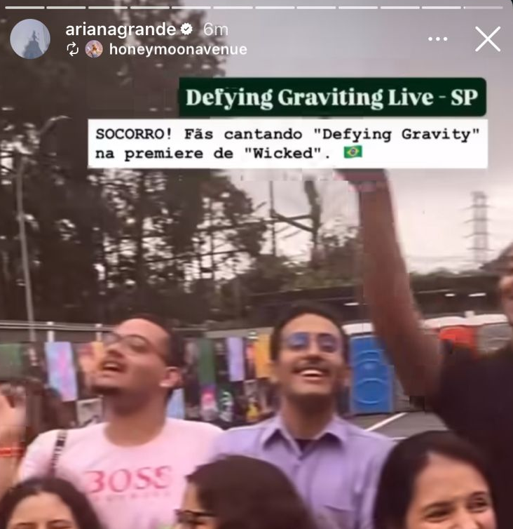 arianagrandebr's tweet image. ARIANA GRANDE REPOSTOU! 🇧🇷