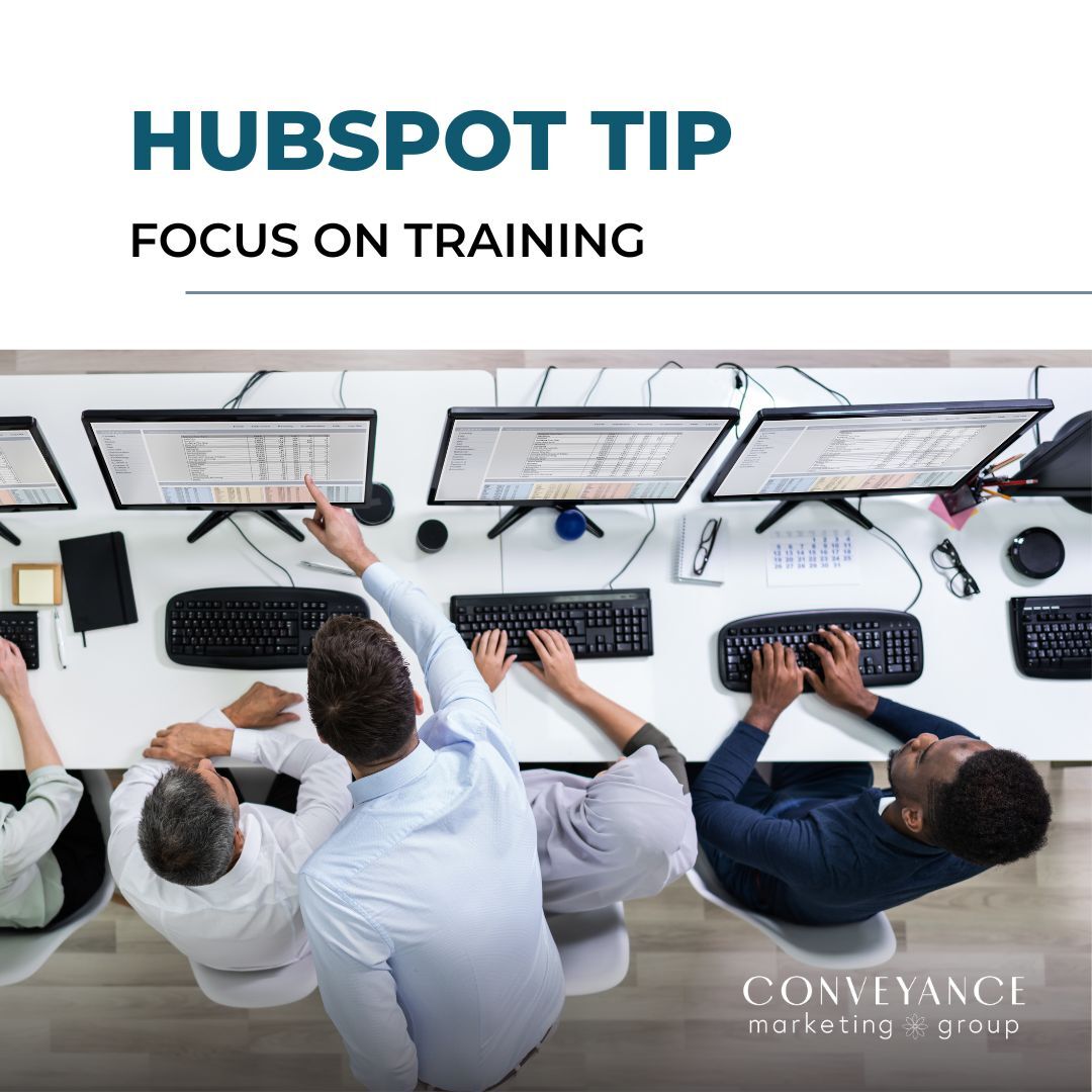 ConveyanceMktg's tweet image. Invest in training—it’s the smartest ROI you’ll make. From onboarding to HubSpot certifications, ongoing learning keeps teams efficient and high-performing. We make HubSpot work for you—reach out to us to learn more: hubs.ly/Q03RHRXx0 #HubSpot #Training