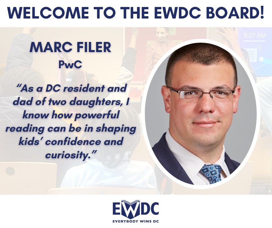 We're thrilled to welcome two new EWDC Board Members: Scott Johnson and Marc Filer!