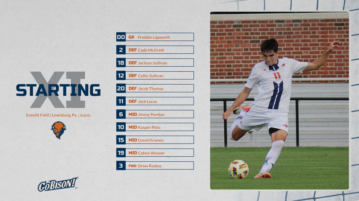 One hour until kickoff! #rayBucknell🔶🔷🦬