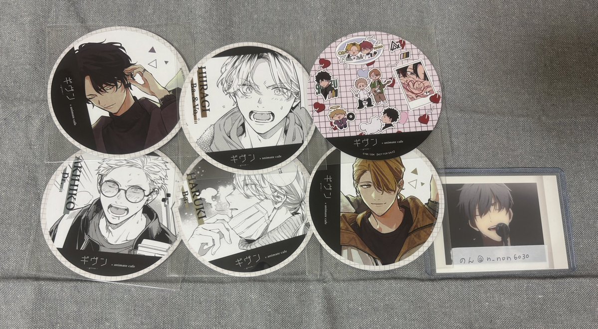 【交換】 ギヴン アニメイトカフェ アニカフェ コースター 特典 モノクロ

譲：秋彦、春樹、雨月、柊、集合

求：立夏カラー

大阪手渡し、郵送
お気軽にお声掛けください