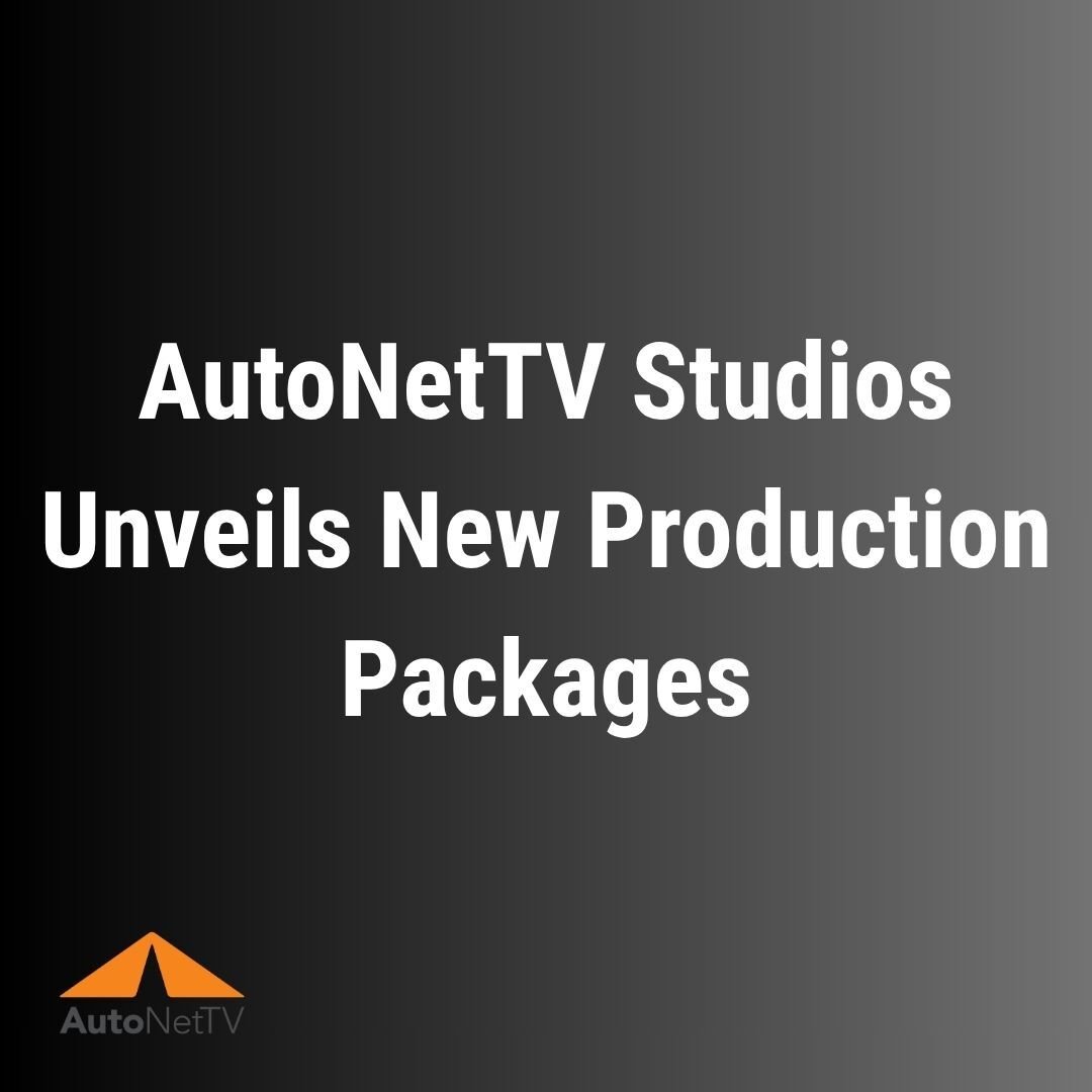 AutoNetTVSTUDIO's tweet image. Big news! 🎉

AutoNetTV Studios has unveiled all-new Production Packages designed to help suppliers create smarter, faster, and more consistent content.

Read the full announcement here: hubs.li/Q03R1ZDT0