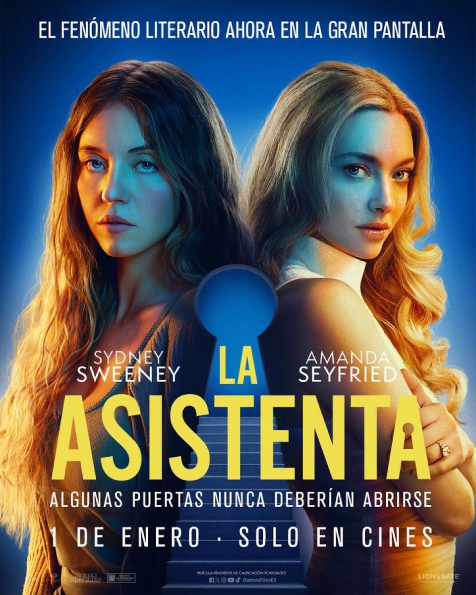 PreviouslyFilmx's tweet photo. #TheHousemaid

🔴 NOVEDAD 🔴

Sydney Sweeney y Amanda Seyfried protagonizan el nuevo PÓSTER de la película. https://t.co/CKbpsBEqxb