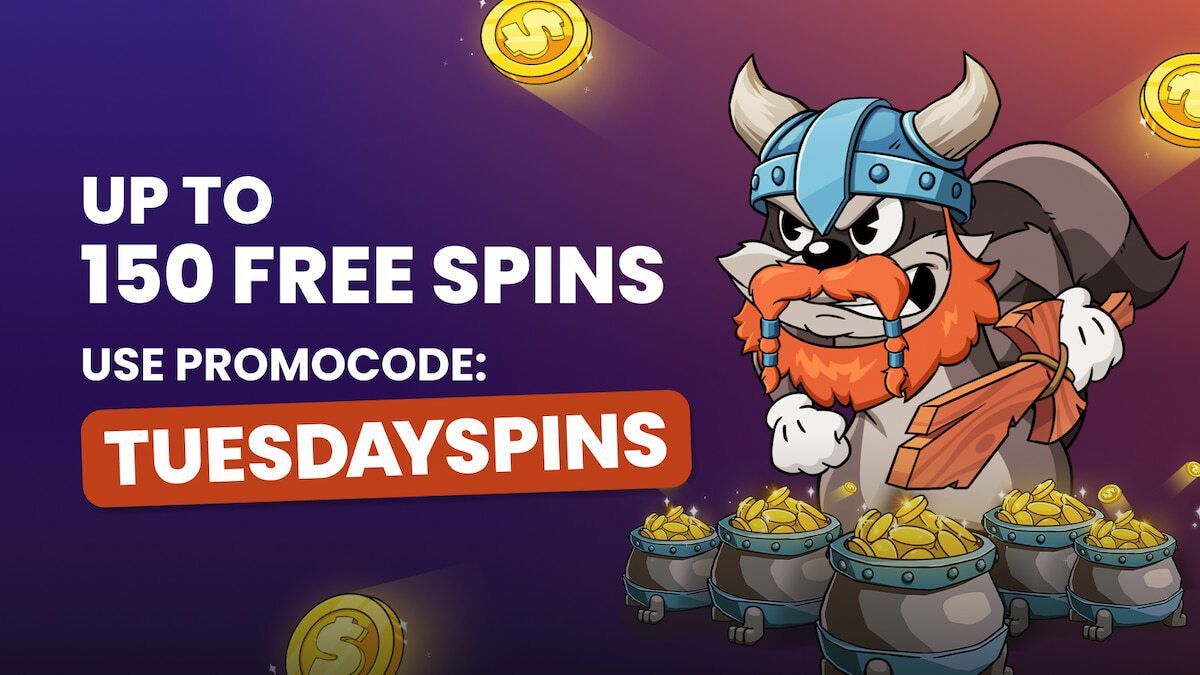 Get your Tuesday spinning with our exclusive TUESDAYSPINS Bonus!
Deposit and claim Free Spins on Le Viking (Hacksaw):
Each spin is worth €0.40. 
Wagering x50, valid 7 days after activation.

Use promo code TUESDAYSPINS and claim it now.

Offer valid until Friday.