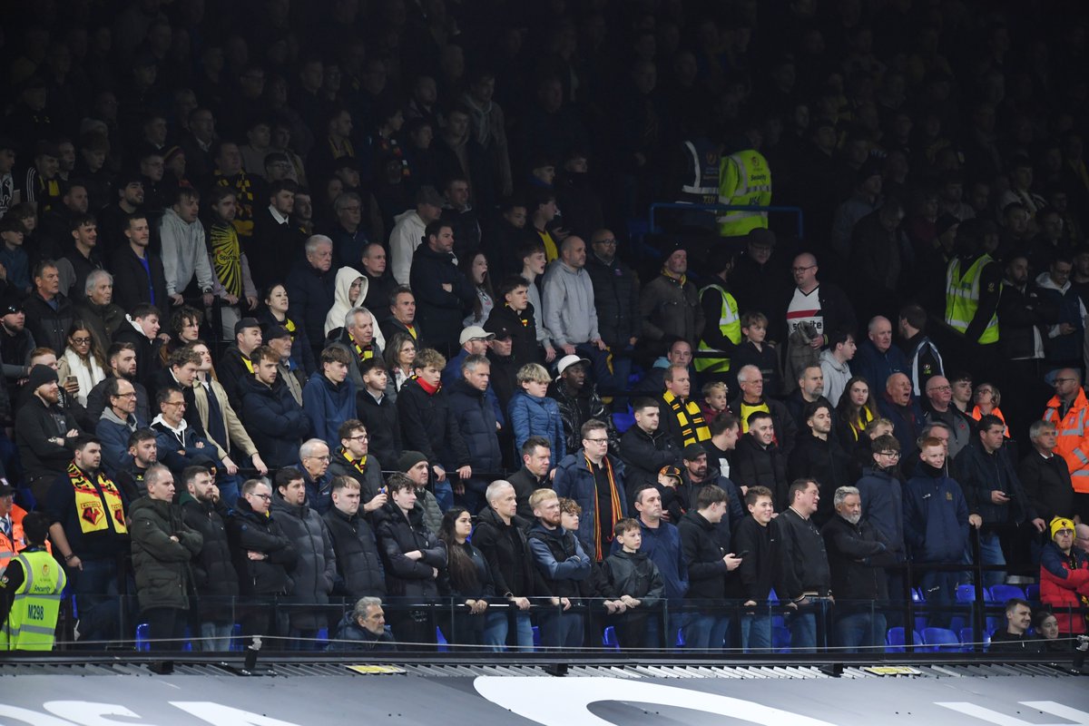 1,043 travelling Hornets made the journey tonight 💪

Thank you for your relentless support as always 💛