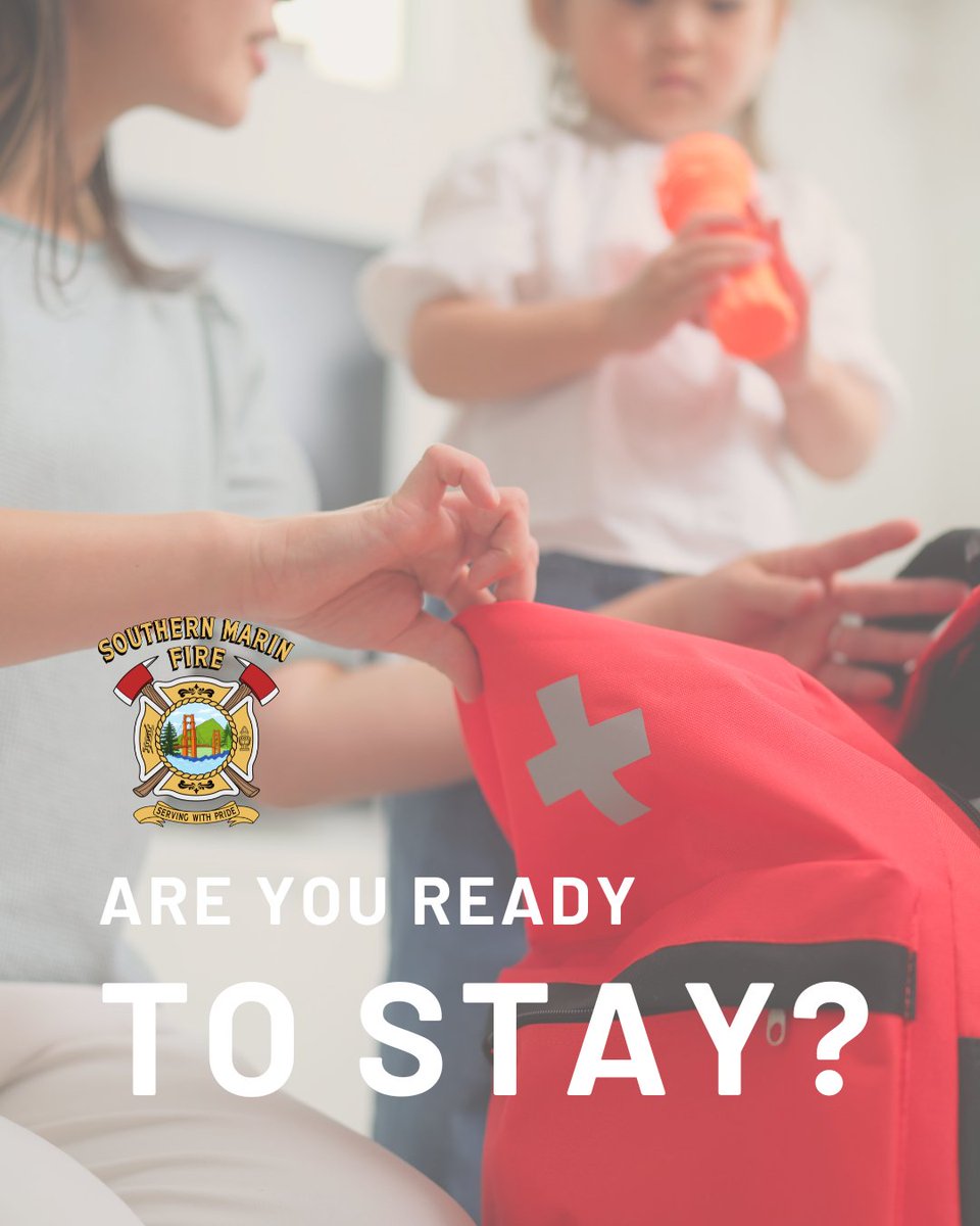 SMFDinfo's tweet image. Are you Ready to 𝙎𝙏𝘼𝙔?

Some emergencies require sheltering in place, not evacuation.

Have 3–5 days of:
✅ Food, water &amp;amp; meds
🔋 Flashlights + backup power
🐾 Pet supplies
🧸 Comfort items for kids

Prep now for a safer, calmer stay-at-home plan. #SMFD