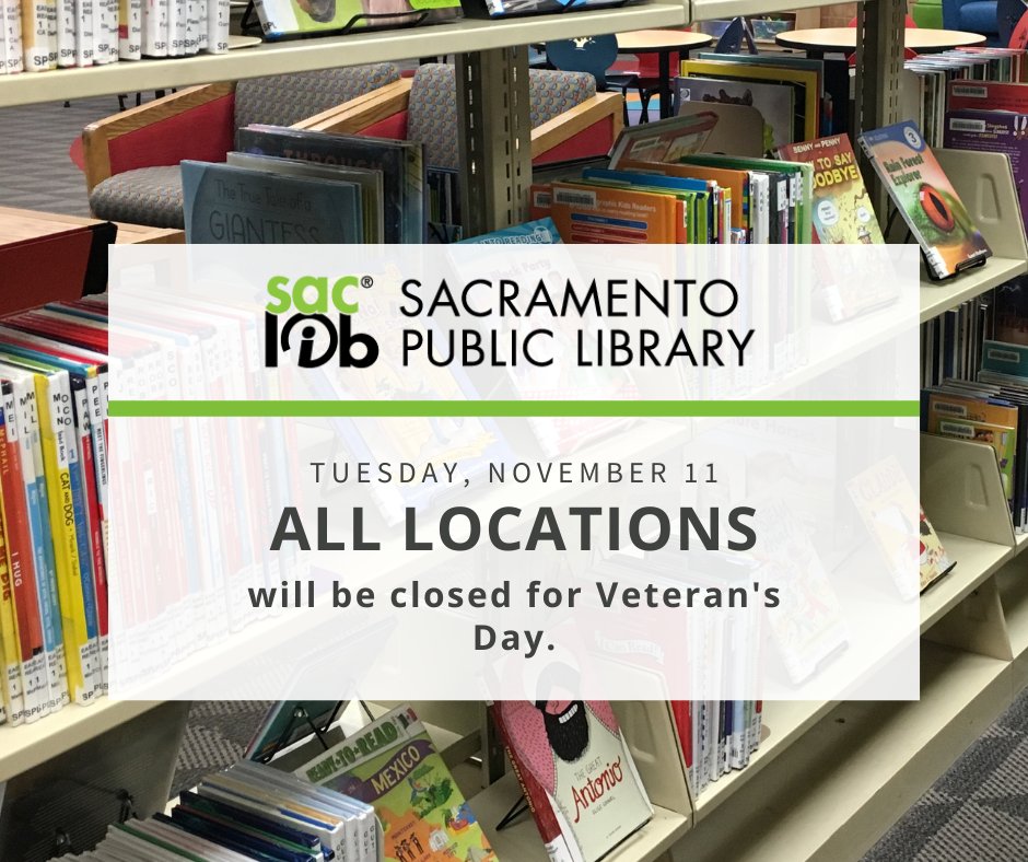 Sacramento Public Library tweet media