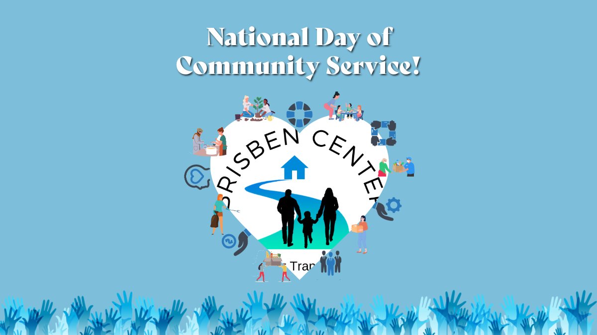 brisbencenter's tweet photo. Happy National Day of Community Service! 
Here at the Brisben Center, community service is at the heart of what we do.💙
To all our volunteers and community partners, we value everything you have provided the Brisben Center, and we are grateful to have you as part of our team.🩵 https://t.co/oo8nKkAEA6